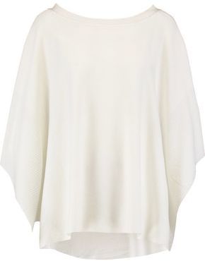 Halston Knitted Poncho