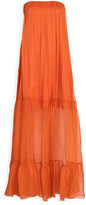 Thumbnail for your product : One By Pinko Strapless Tiered Dress
