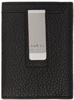 Thumbnail for your product : HUGO BOSS Black Folding Money Clip Card Holder