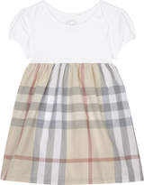 Thumbnail for your product : Burberry Cherrylina cotton bodysuit dress 3-24 months