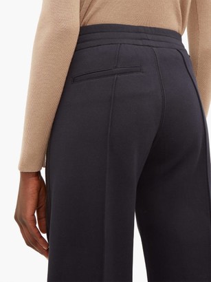 Moncler Side-stripe Cotton-blend Track Pants - Navy