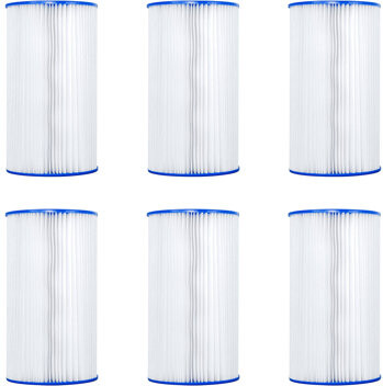 Bestway Flowclear Type IV & B Pool Filter Pump Replacement Cartridge (6 Pack)