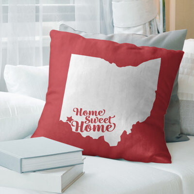ArtVerse Home Sweet Suede Pillow