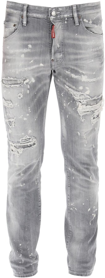 grey dsquared jeans