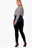 Thumbnail for your product : boohoo Plus Mid Rise Jegging