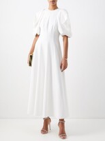 Thumbnail for your product : Roksanda Adele Puff-sleeve Crepe Dress
