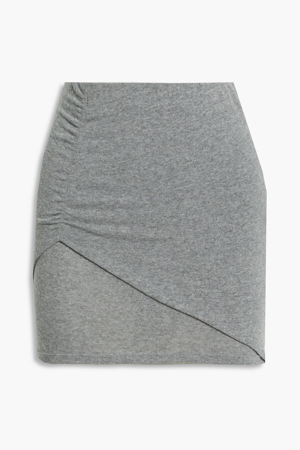 Long Grey Jersey Skirt | Shop The Largest Collection | ShopStyle
