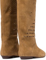 Thumbnail for your product : Isabel Marant Soren suede knee-high boots