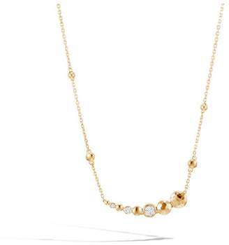 John Hardy Hammered Necklace With Diamonds