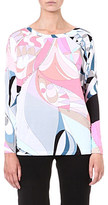Thumbnail for your product : Emilio Pucci Printed jersey top
