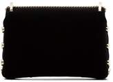 Thumbnail for your product : Jimmy Choo black lockett pearl embellished mini velvet mini bag