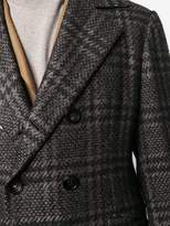 Thumbnail for your product : Kiton double-breasted check coat