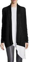 Thumbnail for your product : Joseph Cashmere Open-Front Cardigan, Black