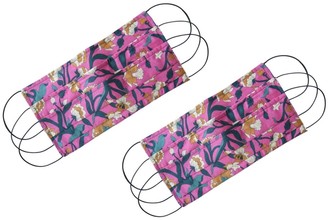 Rumour London Reusable Protective Cloth Masks With Integrated Filter In Liberty Floral Print - Columbia (Pack Of 6)