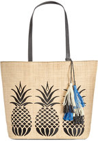 Thumbnail for your product : INC International Concepts Aadi Pineapple Straw Tote, Created for Macy's