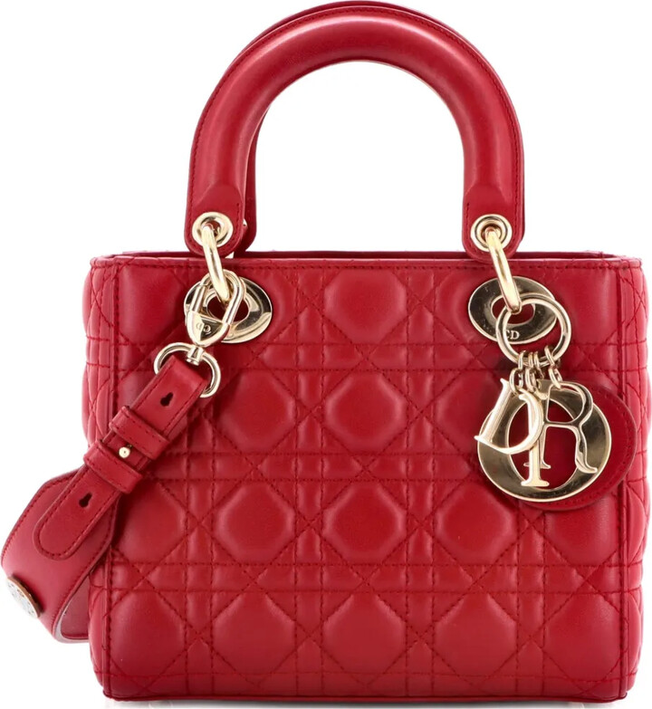 Christian Dior Pre-Owned My ABCDior Lady Dior Bag Cannage Quilt Lambskin crossbody bag