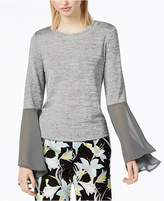 Thumbnail for your product : Bar III Bell-Sleeve Top, Created for Macy's