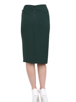 Thumbnail for your product : Burberry Draped Silk & Viscose Blend Skirt