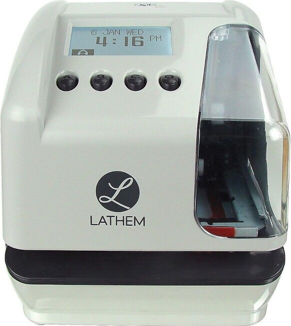 Lathem Time Punch Card Time Clock System White LTH5000 ShopStyle