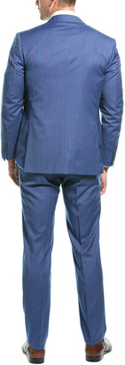 Canali 2Pc Wool Suit With Flat Pant
