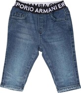 Thumbnail for your product : Emporio Armani Blue Jeans Baby Boy