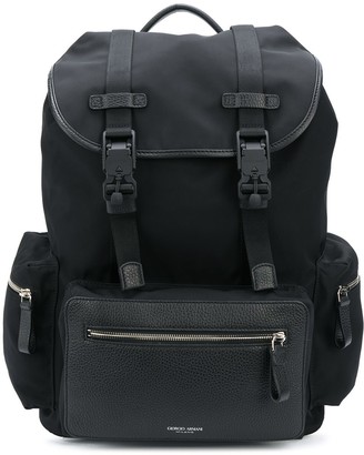 giorgio armani men's backpack