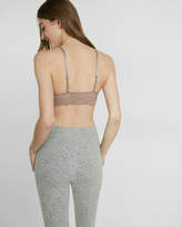 Thumbnail for your product : Express One Eleven Padded Lace Triangle Bralette