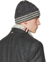 Thumbnail for your product : Thom Browne Grey Cable Funmix Beanie