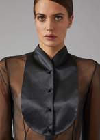 Thumbnail for your product : Giorgio Armani Silk Tuxedo Shirt