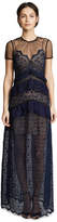 Thumbnail for your product : Self-Portrait Lace Paneled Maxi Dress