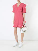 Thumbnail for your product : MSGM striped origami shift dress