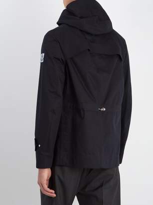 Moncler Gamme Bleu Hooded Cotton Raincoat - Mens - Black