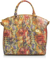 Thumbnail for your product : Brahmin Large Duxbury Croc Embossed Leather Satchel