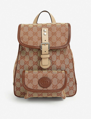 Gucci Kids GG Supreme canvas backpack