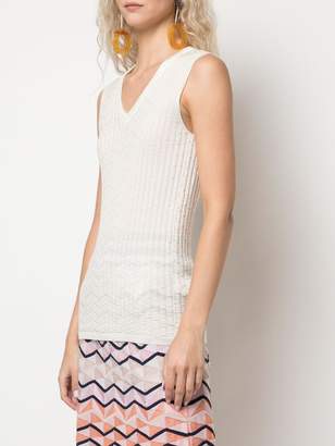 M Missoni textured-knit vest