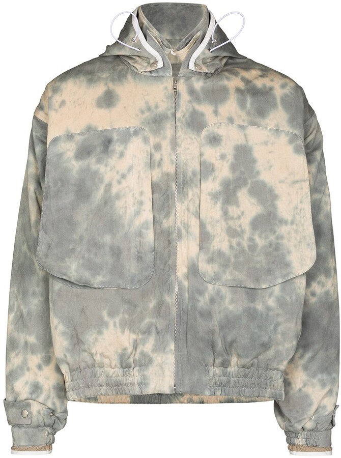 RANRA Overdyed Hooded Zipped Jacket - ShopStyle