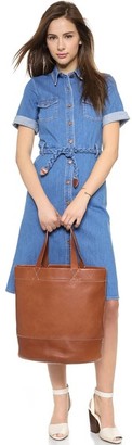 Madewell Rivet and Thread Large Bucket Tote