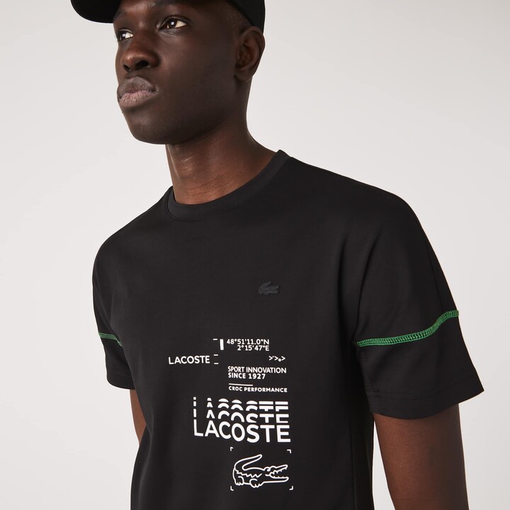 Lacoste Black Men's T-shirts | ShopStyle