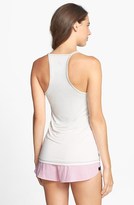 Thumbnail for your product : Betsey Johnson Henley Racerback Tank