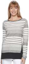 Thumbnail for your product : Dana Buchman Women's Striped Roll-Tab Top