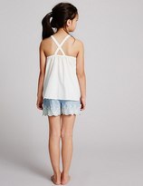 Thumbnail for your product : Marks and Spencer Pure Cotton Short Pyjamas (1-16 Years)
