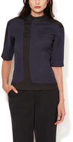 Thumbnail for your product : Marni Silk Wool Colorblocked Top