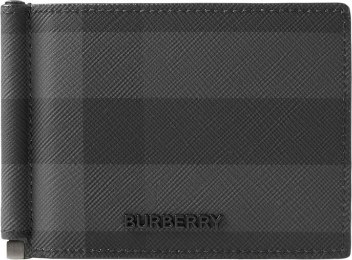 Burberry Check Money Clip Wallet - ShopStyle