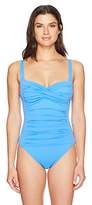 Thumbnail for your product : La Blanca Women's Island Goddess Twist Front One Piece Swimsuit