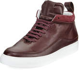 Thumbnail for your product : Public School Men's Braeburn Leather High-Top Sneakers, Oxblood