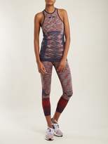 Thumbnail for your product : adidas by Stella McCartney Yoga Seamless Space Dye Tank Top - Womens - Blue Multi
