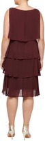Thumbnail for your product : SL Fashions Tiered Sleeveless Dress