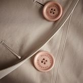 Thumbnail for your product : Burberry Resin Button Cotton Gabardine Trench Coat