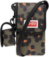 Thumbnail for your product : Kenzo Logo Patch Foldover Top Phone Pouch