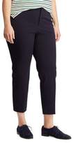 Thumbnail for your product : Lauren Ralph Lauren Plus Mid-Rise Twill Cotton-Blend Skinny Pants